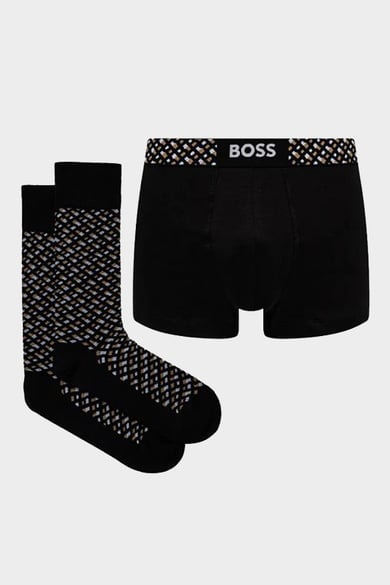ΣΕΤ ΕΣΩΡΟΥΧΟ Κ ΚΑΛΤΣΕΣ BOSS - 008 ΜΑΥΡΟ